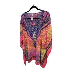 Vibrant Multicolor Kaftan Top